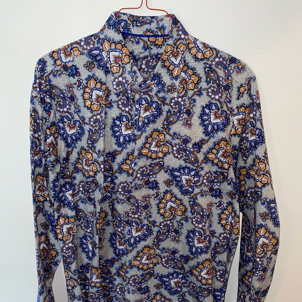 Tasso Elba Men’s Dress Shirt Size 17 1/2